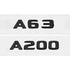 ABS Car Letter Rear Stickers Trunk Badge Emblem Decal for Mercedes Benz A63 A200 A220 A250 A260 A Class W168 W169 W176 AN1