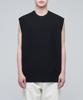 MUSINSA STANDARD Textured Crew Neck Knit Vest [Black]