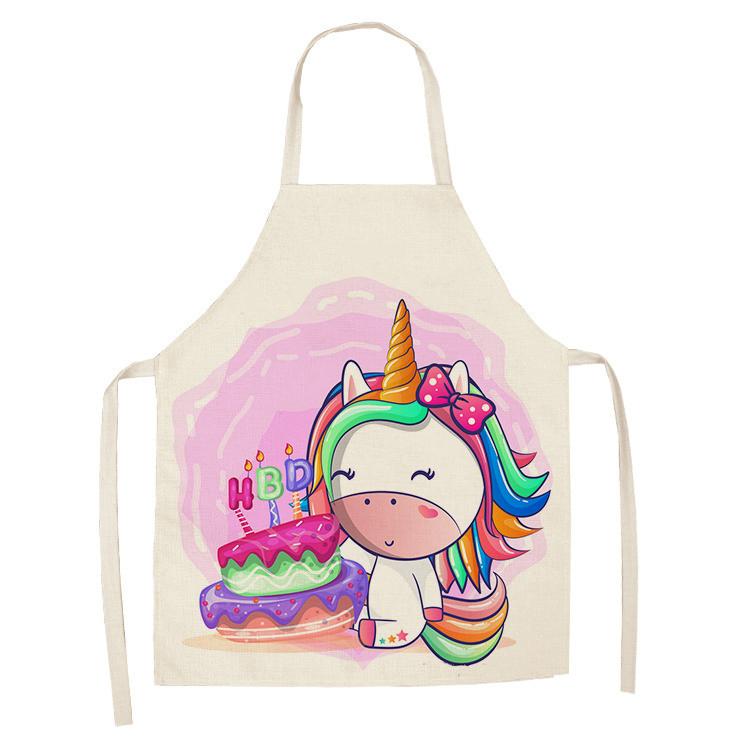 1 шт. кухонный фартук с мультяшным единорогом — фото 21
