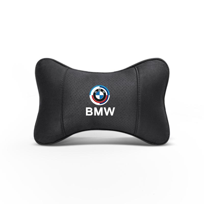 1pcs Car Headrest with Soft Suede Upholstery Valve Cap For BMW X1 X2 X3 X5 X4 X6 X7 iX3 F20 F10 F07 E70 E46 E90 E92 E60 E39