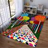 Abstract Colorful Trees and Path Design Carpet - Modern Home Decor Suitable for use as an anti-slip for living room bedroom sofas