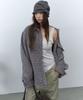 RAFFINE ATELIER Corduroy Color Block Shirt Jacket Pink