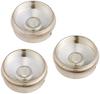 Back Bach Heavy Bottom Cap Silver Plated Finish