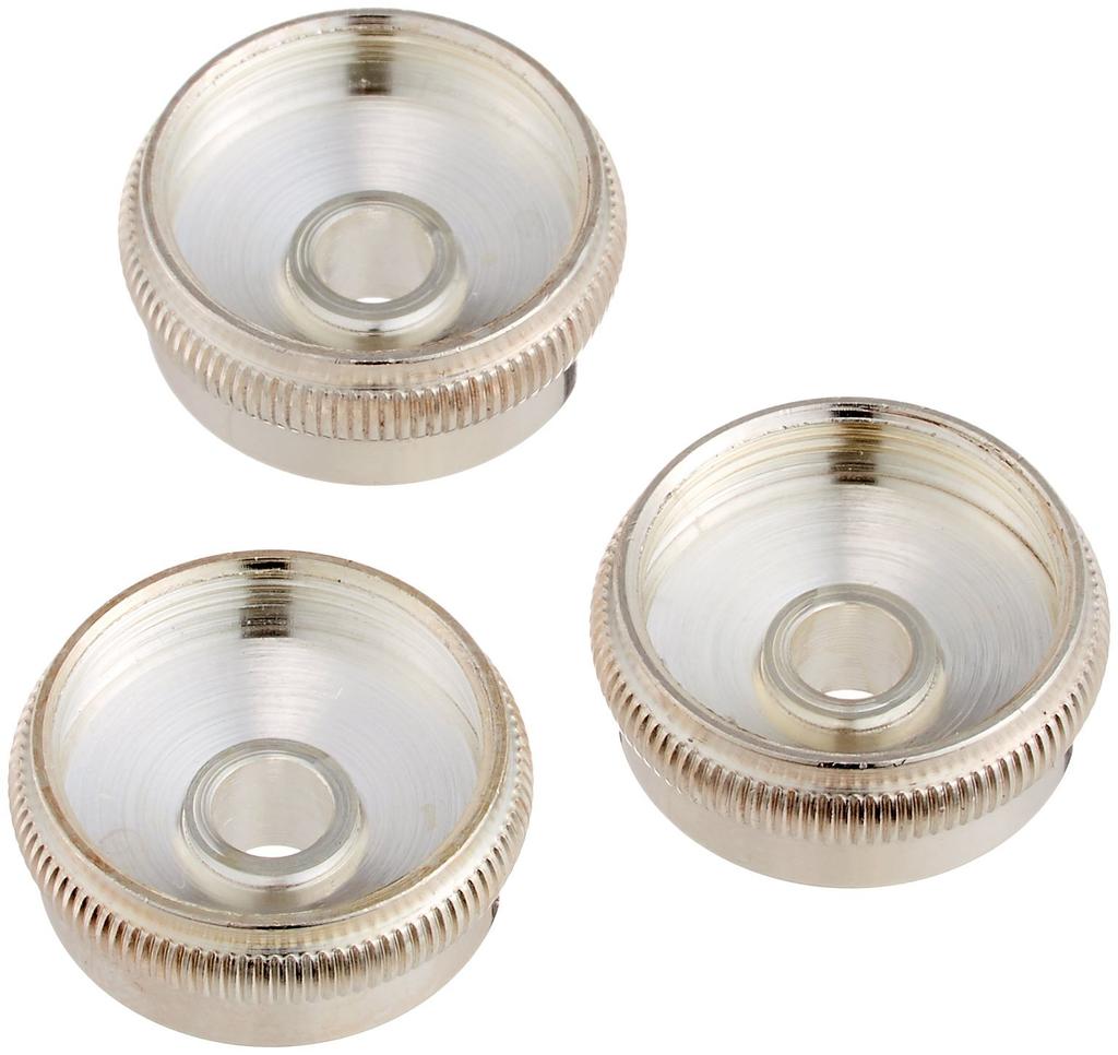 Back Bach Heavy Bottom Cap Silver Plated Finish
