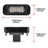 2Pcs LED Rear License Plate Light 2208200356 For Mercedes S-Class W220 2000-2006