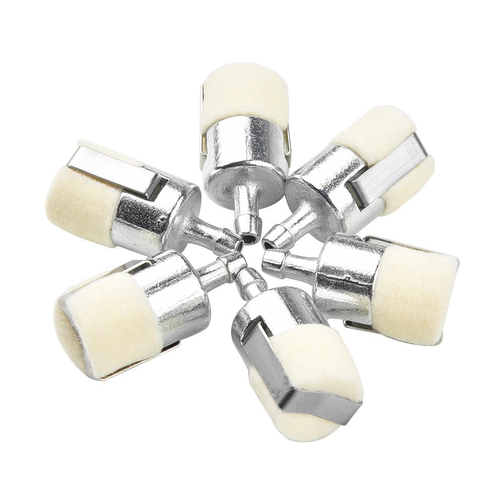 6pcs Fuel Filter Fit For Echo 13120507320 Trimmer Chainsaw Brushcutter Blower 125-527 Engine Parts Garden Power Tools Accessory