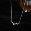 Womens Ginkgo Leaf Necklace Minimalist Elegant Clavicle Chain Luxury Fashion Jewelry