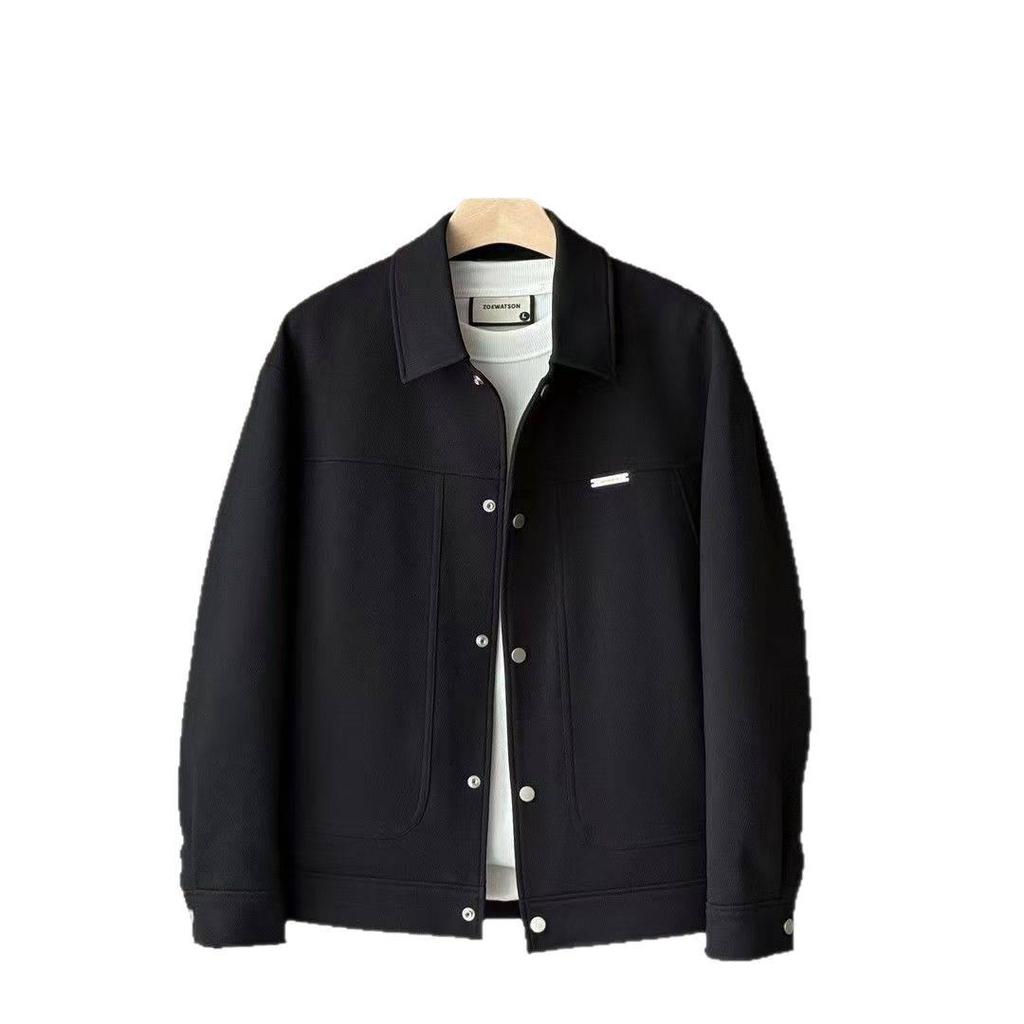 Minimalistische schwarze Cropped Daunenjacke - 50 weiße Entendaunen, einfarbig, kältebeständig