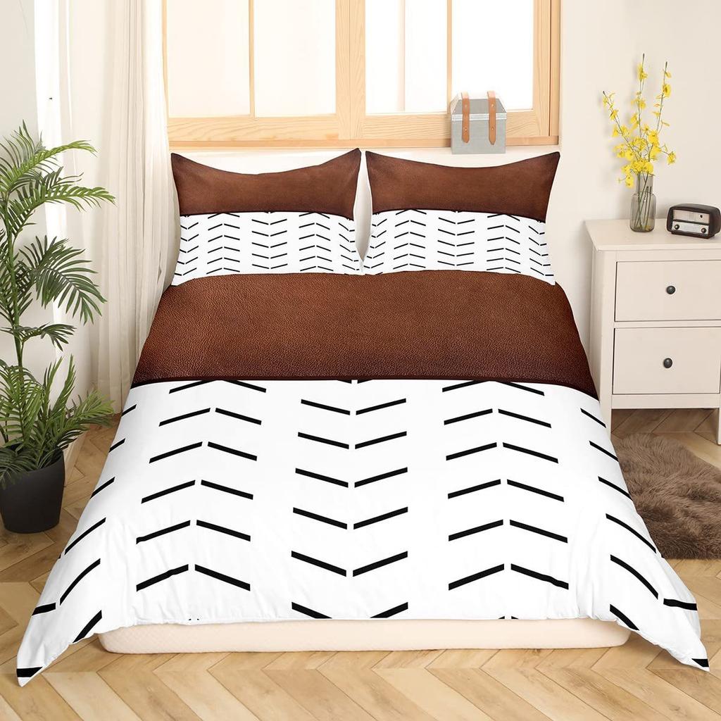 Color Mushroom Three-Piece Quilt Cover 3D Digital Printing Bedding Set Bed Cover