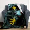 Clown Trap Flannel Blanket Throw Blanket Soft Warm Sofa Bed Camping Home Decor Unique Christmas Gift C92695