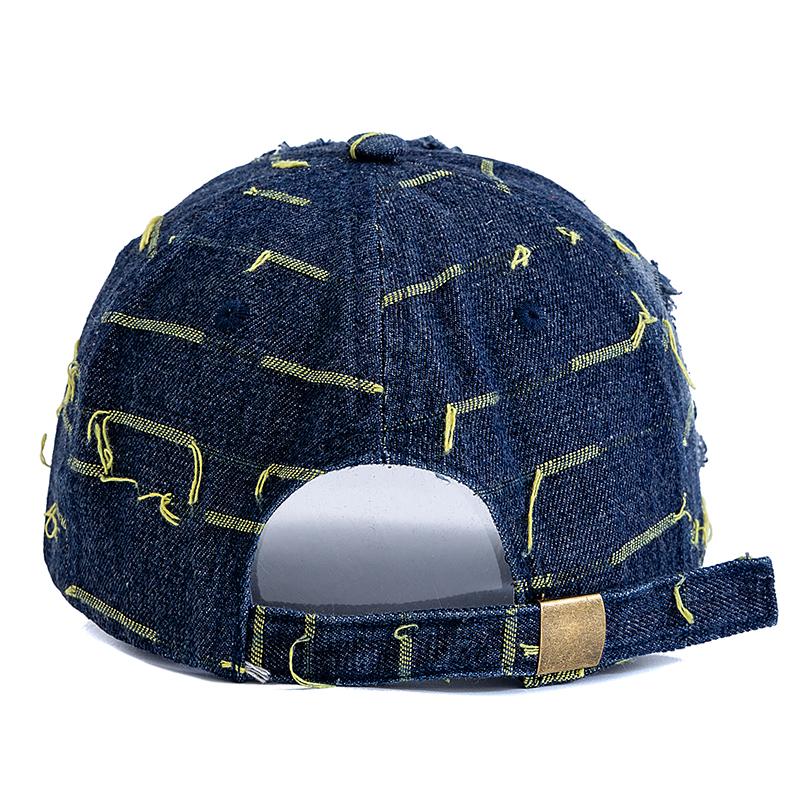 New Style Unisex Cap Denim Line Design Baseball Cap New Style Fashion Streetwear Hat for Casual Wear For Man&Women