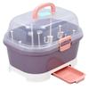 Large Capacity Toddler Bottle Drying Rack Plastic Bottle Rack Durable Bottle Storage Box  Baby Care