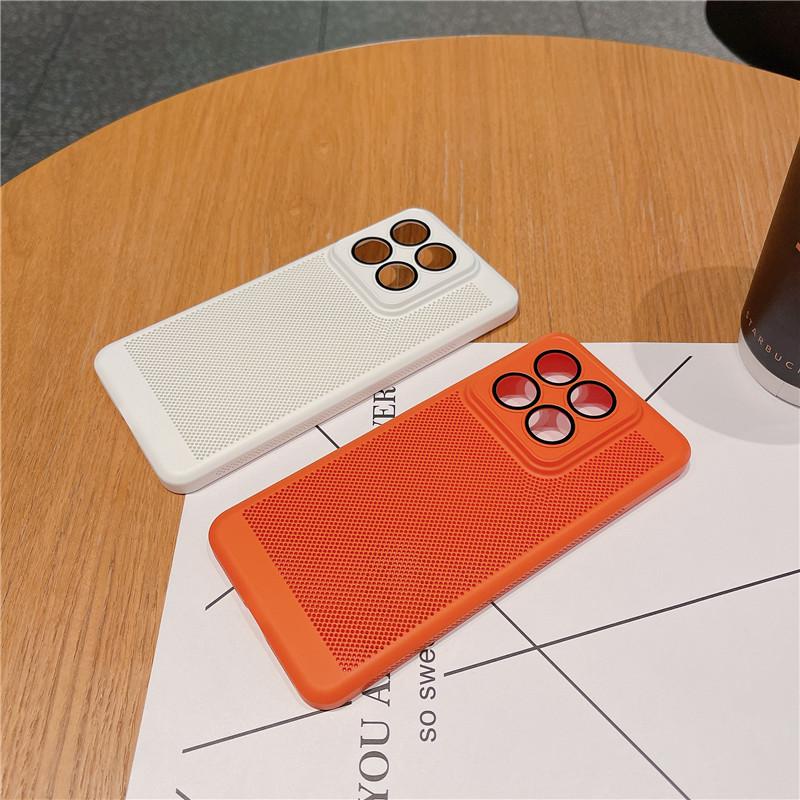 Visiškai dengiantis šilumą išsklaidantis dėklas su objektyvo plėvele, skirtas „Xiaomi 14 13 13T Pro“ itin kvėpuojančiam aušinimo tinkleliui, kietam kompiuterio užpakaliniam apvalkalui