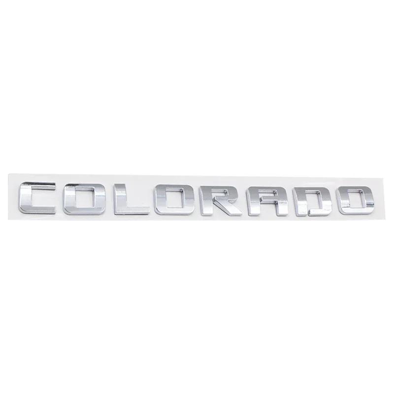 3D ABS Emblem Car Body Rear Trunk Sticker Badge For chevrolet Colorado HIGH COUNTRY malibu XL silverado spark LT Accessories