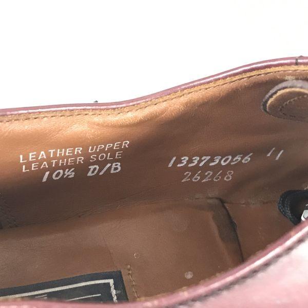 90s Bostonian Goodyear Wingtip Shoes 10.5D 28-28.5cm Brown(USED)