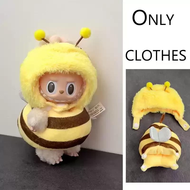 For Labubu Clothes Wacky Mart Friend Shrimp Handmade Clothing Accessory Customization V1 V2 V3 Dolls Bag Clothes Toys Hobbies