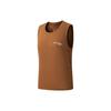 Solid Color Casual Breathable Sleeveless T-Shirt Women Tops Coffee-Brown SC1239099-4