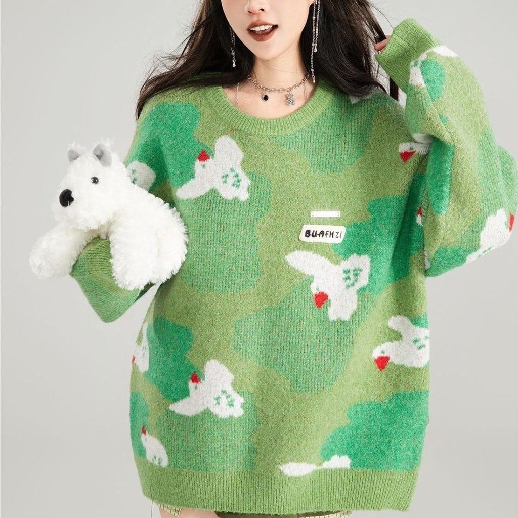 WTEMPO Women's Long Sleeve Fashion Sweater Warm Knitwear Pullover Knitted Coat Jumper Solid Color Sweater