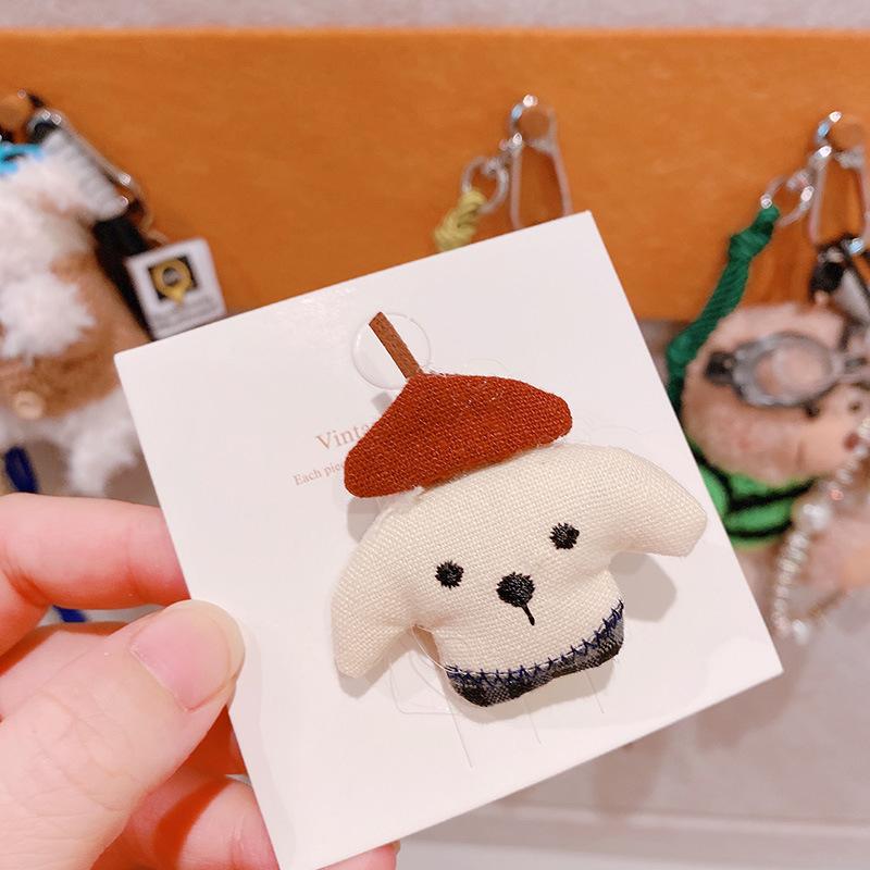 Urocze materiałowe grzybki spinki do włosów dla dzieci dziewczynek klips do włosów opaska spinki akcesoria wsuwka nakrycie głowy ozdoba głowy