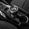 AIRSPEED Carbon Fiber Interior Accessories for Toyota Corolla Touring Car Front Cup Holder Panel Stylish Custom Garnish with Tape (12th Generation)