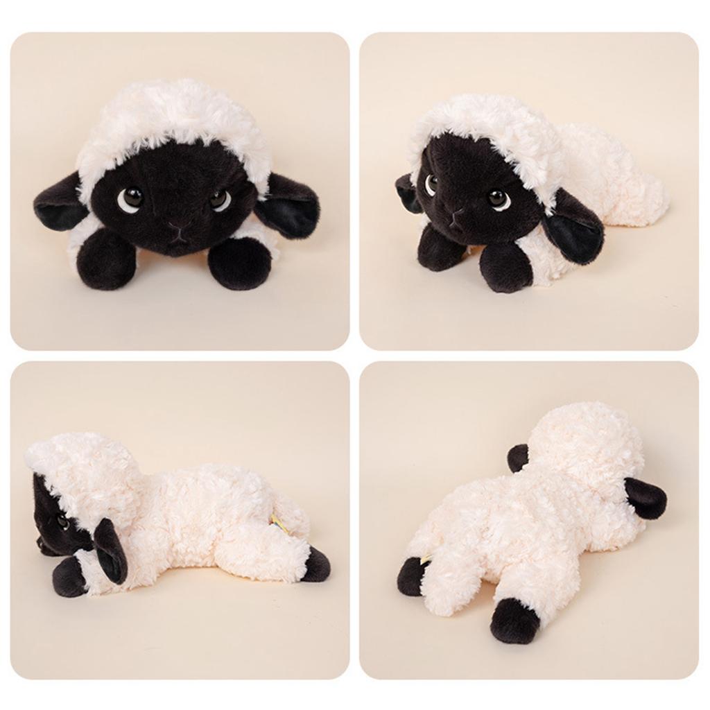 Interactive Soft Lamb Plush Toy Cuddle Companion Kids Family Bonding Activity Comfort Doll Hugging Stuffed Animal Toy