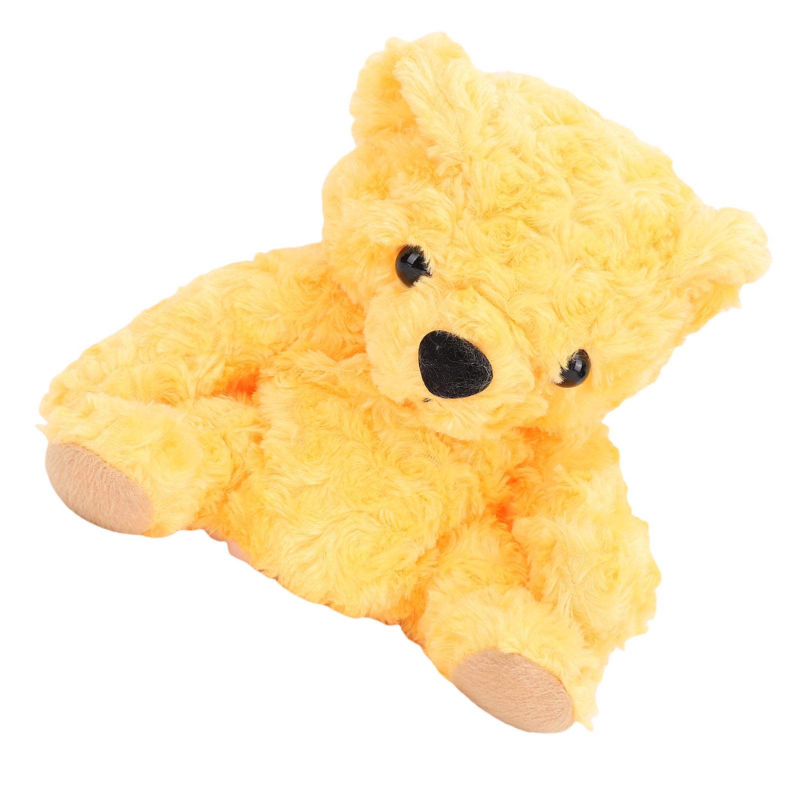 

Забавный чехол на голову клюшки Мягкий Функциональный Мультяшный Милый Дизайн Животного Плюшевый Чехол на Голову Клюшки для Мужчин Женщин Желтый Медведь