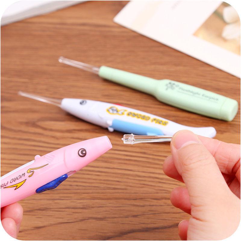 Leuchtendes Ohrstäbchen Ohrenschmalzentferner mit Licht - Visuelles Ohrreinigungsgerät für Erwachsene und Kinder