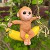 Monkey Pots Hangers, Artisanal Planter Pots Hangers Home Accent for Flower Pots Living Space Shop Display Item