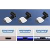 5 Stück Ladeanschluss Staubschutz für iPhone USB Typ-C Silikon Staubschutz Abdeckung