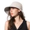 Women's Summer Stylish Bow Bucket Hat - UV Protection Windproof Cord Sun Cap, Breathable Outdoor Sun Hat