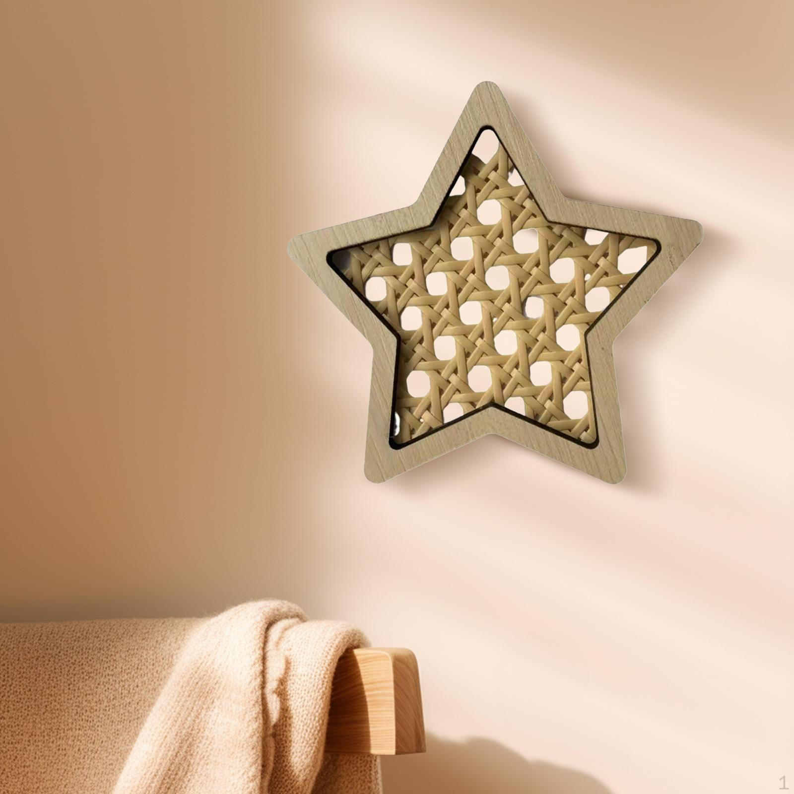 

Плетеные украшения из ротанга своими руками для настенного искусства вечеринки скандинавские фото реквизит декор подвесные украшения Star S