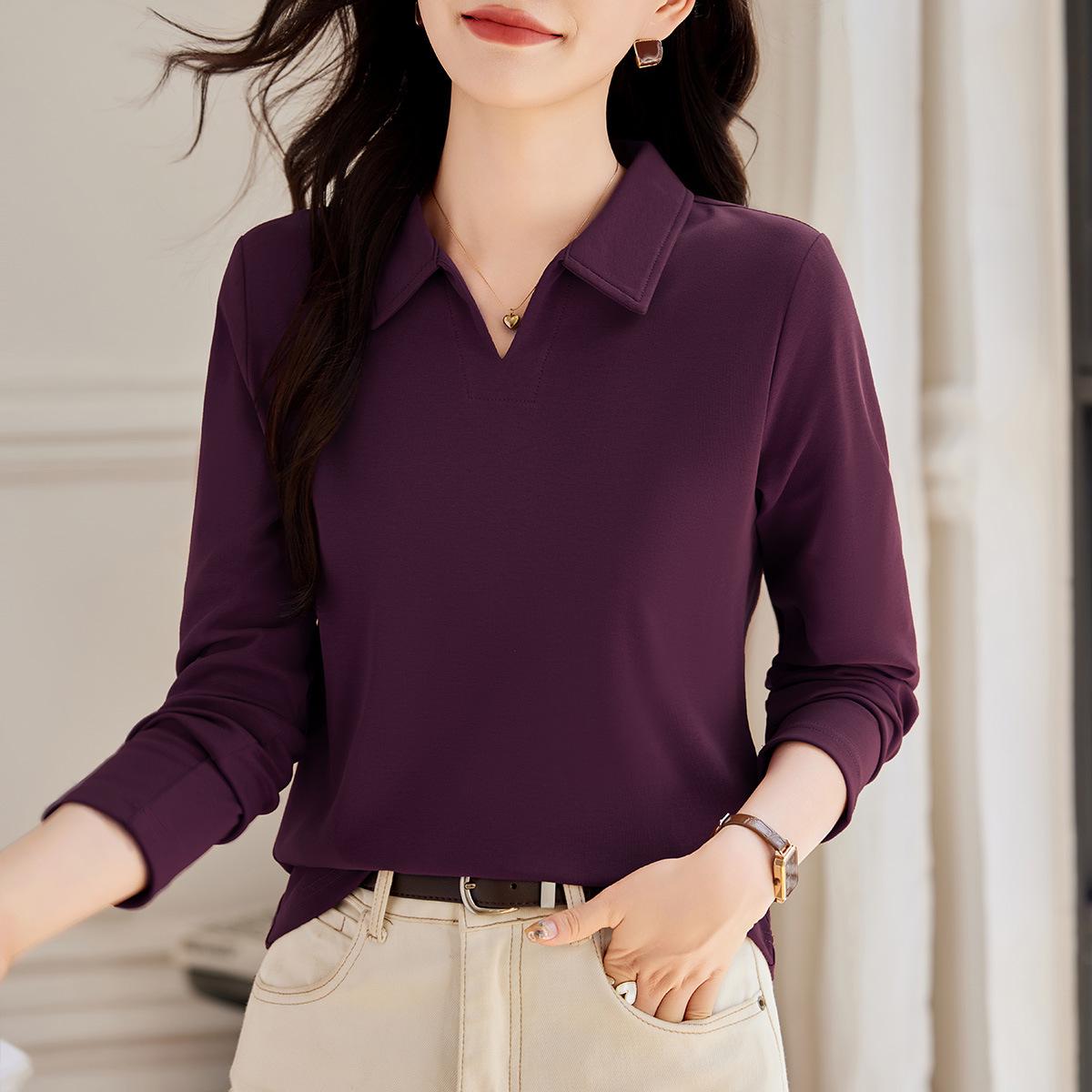 Women s Fashionable Long-Sleeve T-Shirt for Spring & Autumn 2026 2XL