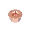 12Pcs High Quality Tool Flashed Exhaust Copper M8 Nut 8mm Nuts High Temperature Nuts