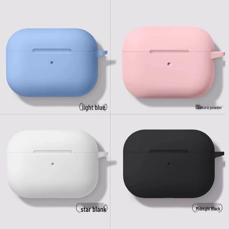 Solid Gray Silicone Case for AirPods Pro 2nd Gen & AirPods 3