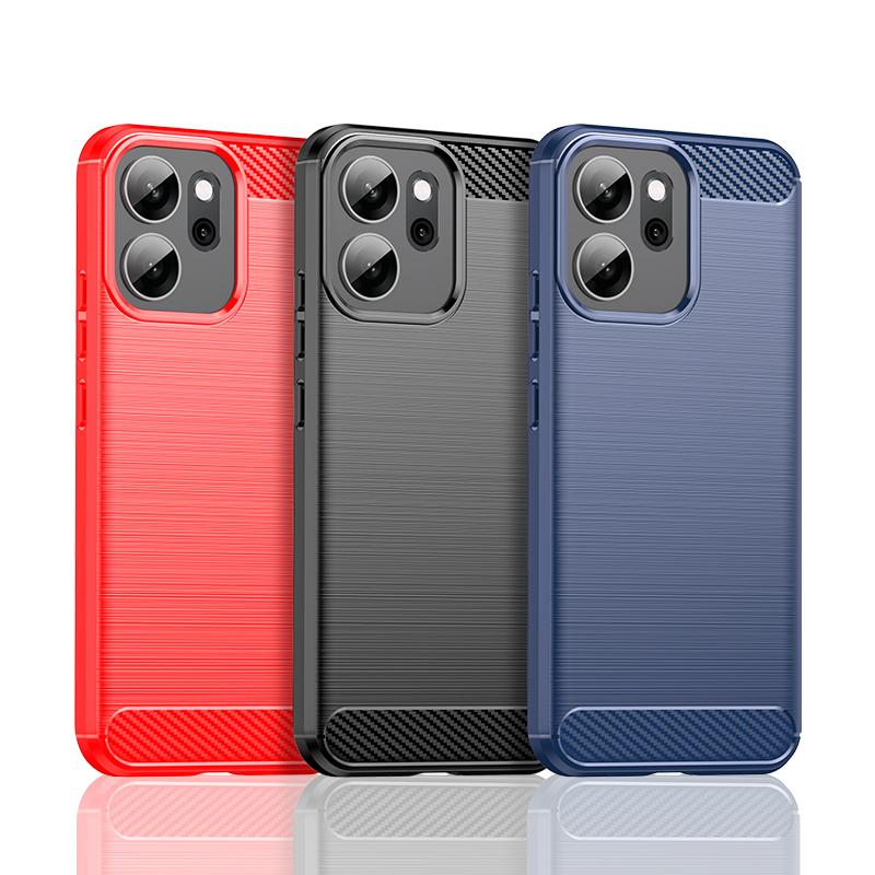 For Cover Oppo Reno 14 FS Case For Oppo Reno14 FS Anti-knock Soft TPU Silicone Carbon Fiber Phone Case For Oppo Reno 14 FS Case