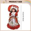 16.14 Inch Tall Porcelain Doll Collector's Figurine – Charming, Old-fashioned Ceramic