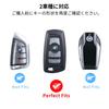 Genuine Fiberglass Key Fob Cover, Compatible with BMW T-carbon Key Fob Protector, BMW 1