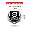 3D Metal Car Body Trunk Sticker Emblem Badge Decals Decoration For Volvo XC70 V60 XC60 XC90 V50 S60 V90 V40 S40 XC40 S90 V70 T6