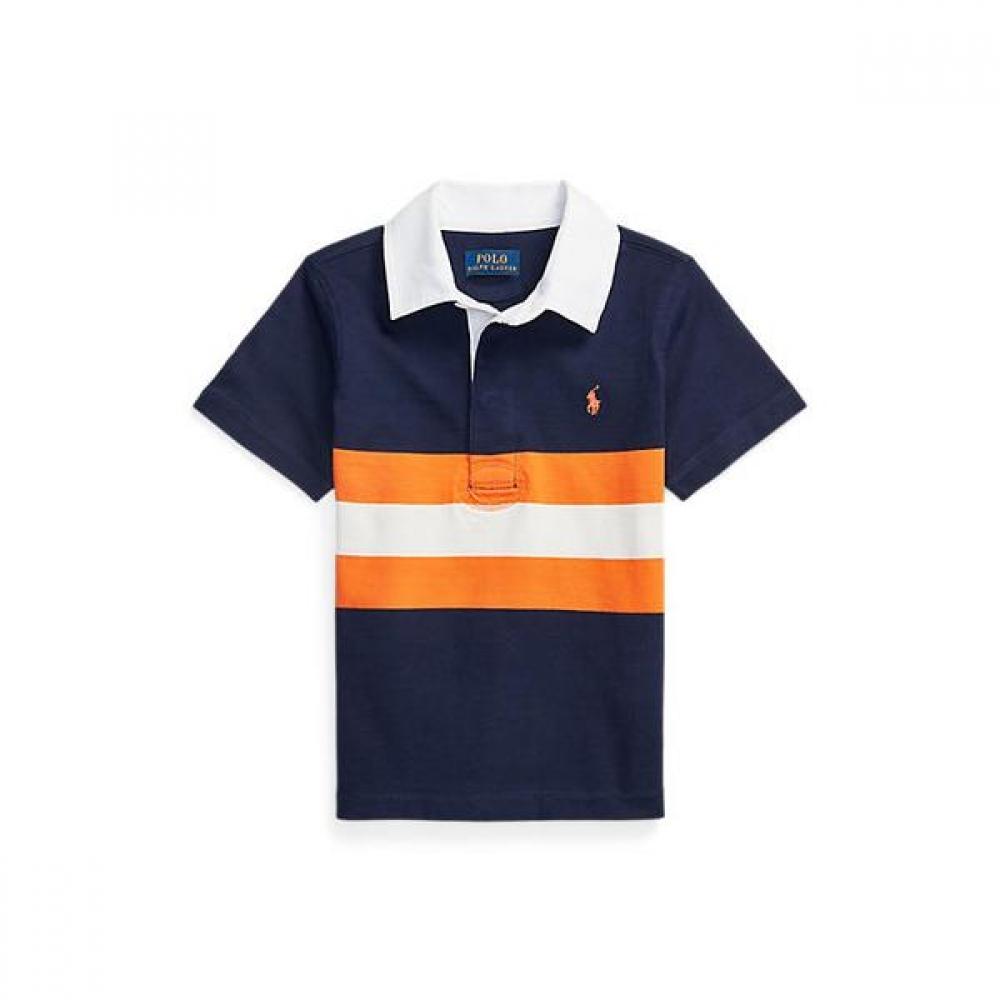 

Polo Kids Striped Cotton Short Sleeve Jersey Rugby Shirt Cwpoknit8020668410 3T