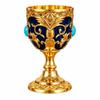 1pc Diamond-encrusted Metal Chalice Goblet Embossed Goblet  Bars Restaurants Home Decor