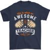 Awesome Teacher Looks Like Teaching Funny Unisexs TShirt 100 Cotton