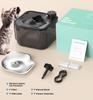 Battery Operated Cat Water Fountain, 2.8L/95Oz Wireless Cat Water Fountain, Automatic Pet Water Fountain, Ultra Quiet