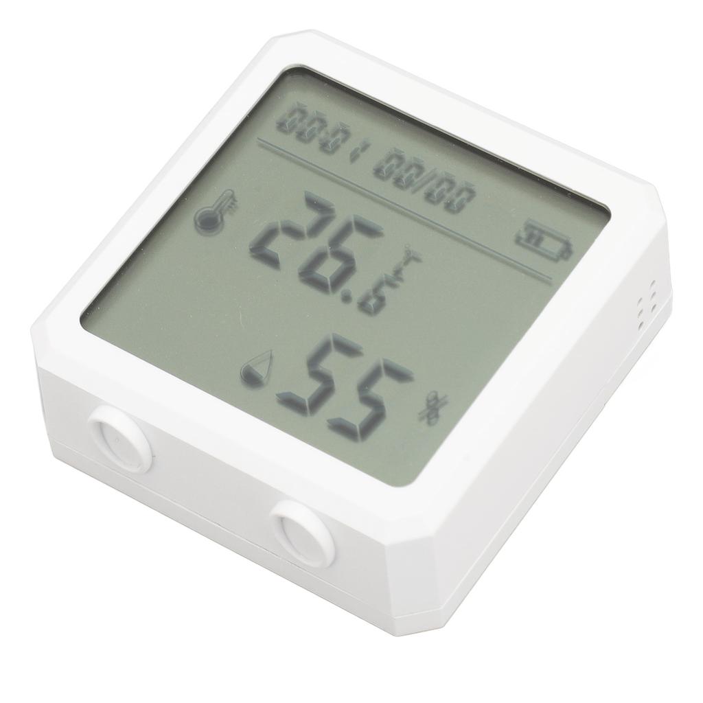 Monitor de Temperatură și Umiditate Control Vocal Senzor de Temperatură Wifi Higrometru cu Alertă prin Aplicație pentru
