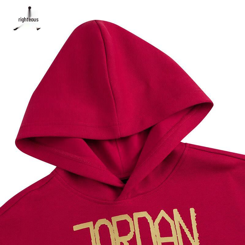 Jordan AJ 23 Kids' Jester Red Hooded Sweatshirt