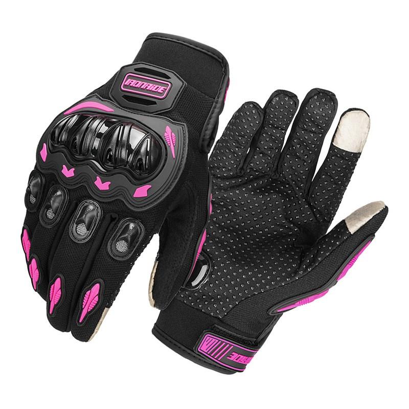 Full Finger Motorcycle Gloves Men Women Cycling Protective Gear Safety Riding With Knuckle Armor Breathable Durable