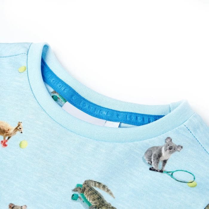 T-shirt pour enfants mélange bleu clair 92/104/116/128/140