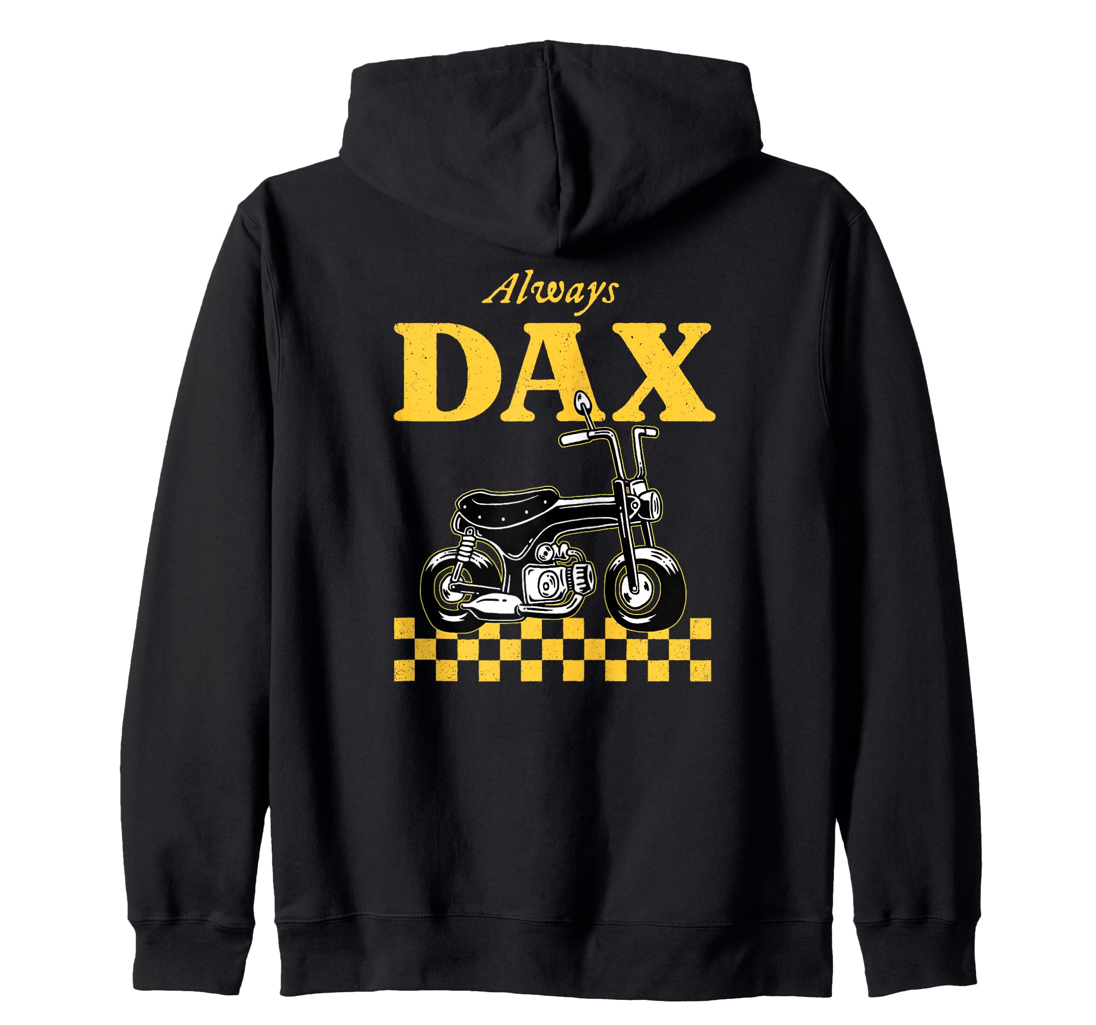 Мотоцикл DAX ST 125cc, Мини-байк, Минимото, Скутер, Кастомный мопед, Худи на молнии Тип 2