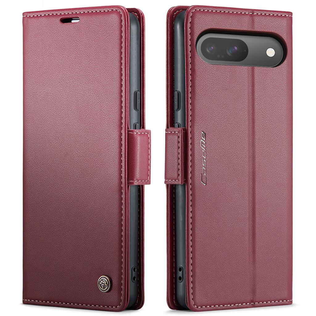 For Google Pixel 10 Pro/10/9 Pro/9 Case CASEME 023 Series RFID Blocking Leather Wallet Stand Phone Cover