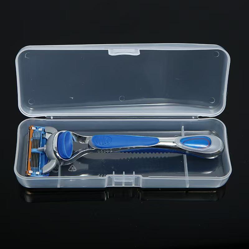 Transparent PP Razor Storage Box - Travel-Friendly Razor Packaging