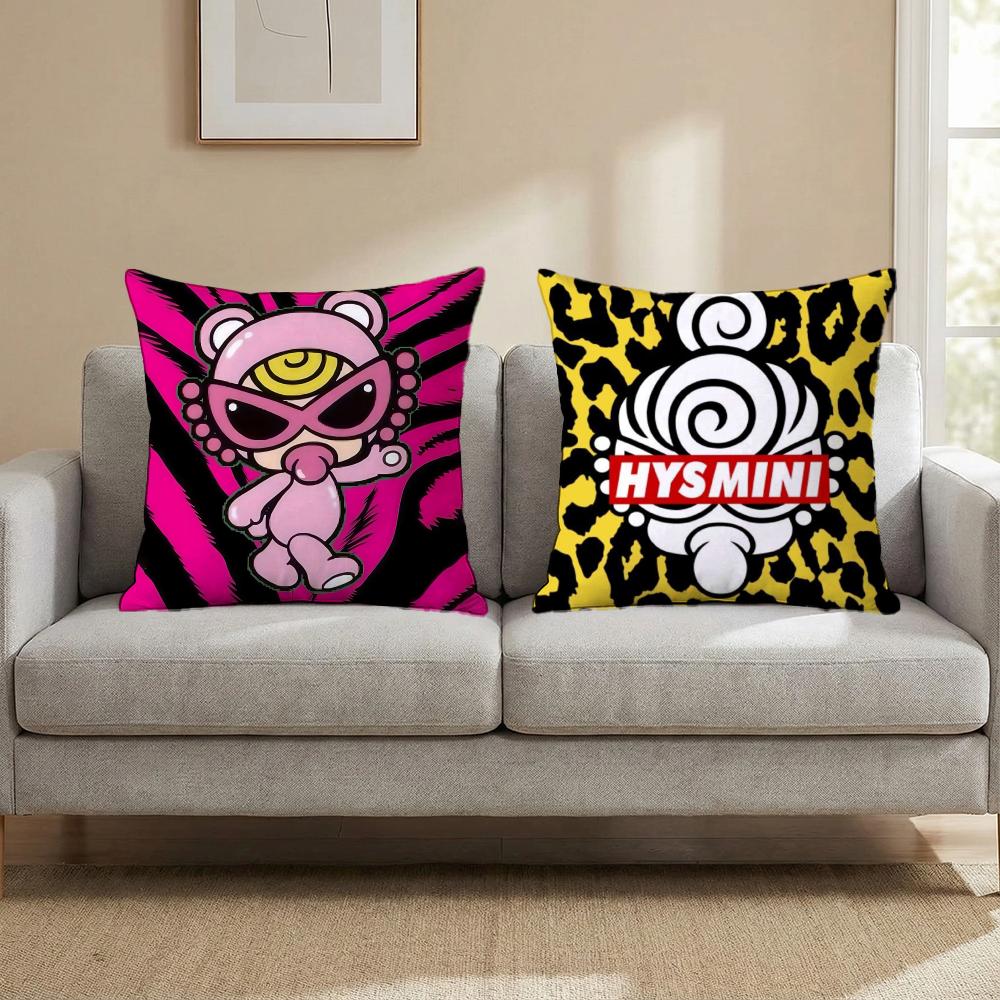 Fashion H-Hysteric-M-MiniS Cushion Cover Multi-Scene Pillow Cover for Home & Car - Reversible, Soft & Durable for Daily Use